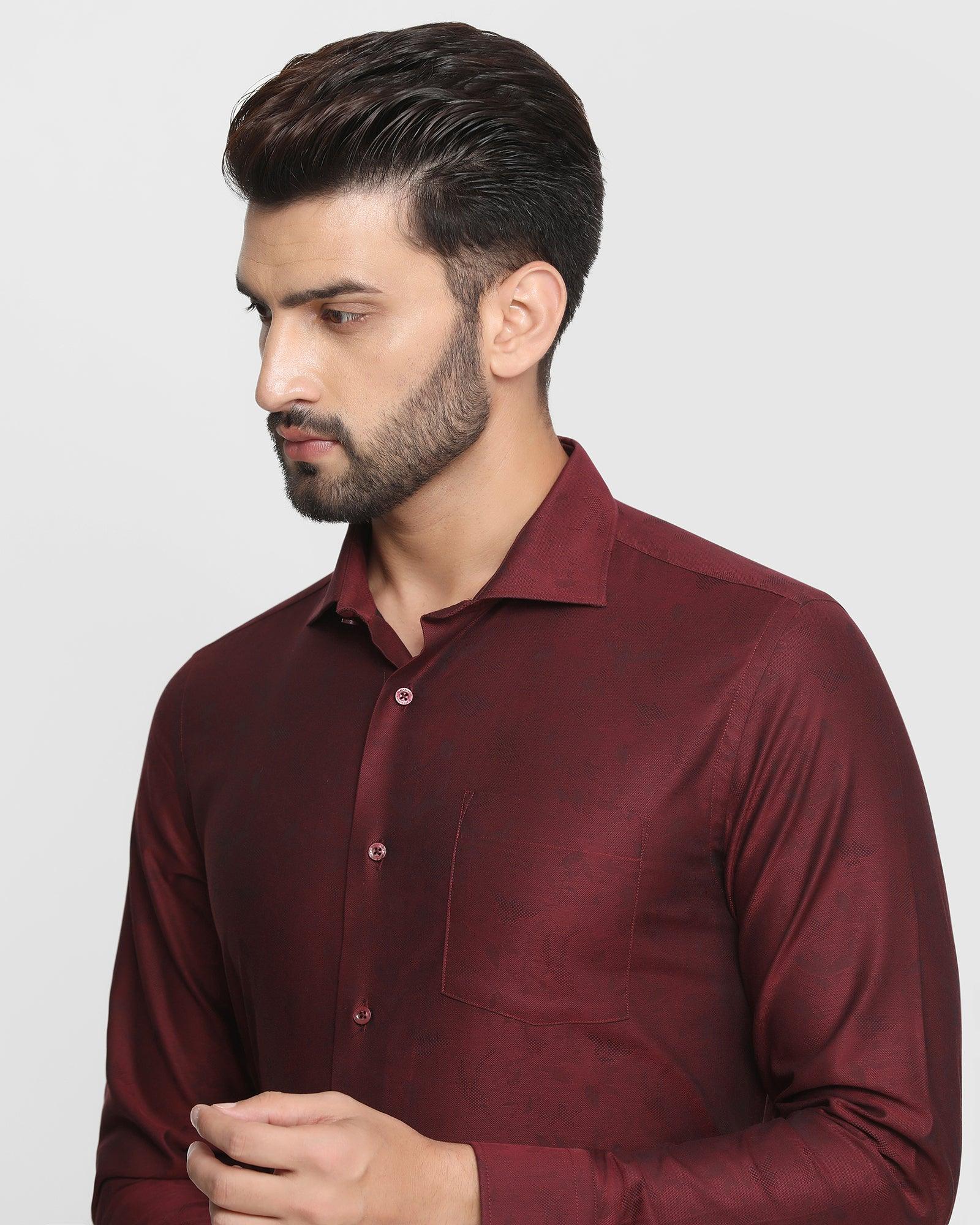 Shop this look on Lookastic: https://lookastic.com/men/looks/black -blazer-white-long-sleeve-shirt-red-chinos/20001 — White Long Sleeve Shirt  — Black Blazer — Re…
